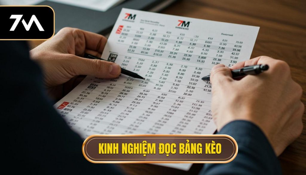 Kinh nghiệm đọc bảng kèo