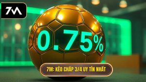 Kèo chấp 3/4 (0.75)